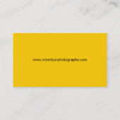 Cartes de visite de photographe (Dos)
