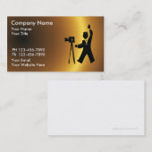 Cartes de visite de photographe (Devant / Derrière)