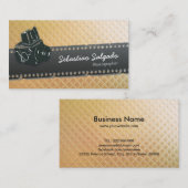 Cartes de visite de photographe avec objectif d'ap (Devant / Derrière)