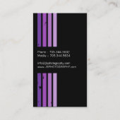 Cartes de visite de photographe de hanche (Dos)