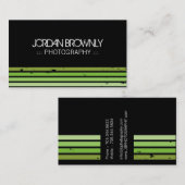 Cartes de visite de photographe de hanche (Devant / Derrière)