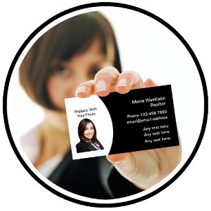 Cartes de visite de photographe immobilier de luxe
