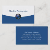 Cartes de visite de photographe professionnel (Devant / Derrière)