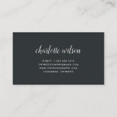 Cartes de visite de photographe professionnel avec (Dos)