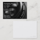 Cartes de visite de photographie (Devant / Derrière)