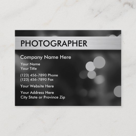 Cartes de visite de photographie (Devant)