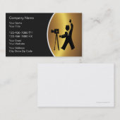 Cartes de visite de photographie (Devant / Derrière)