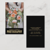 Cartes de visite de photographie du gradient | (Devant / Derrière)