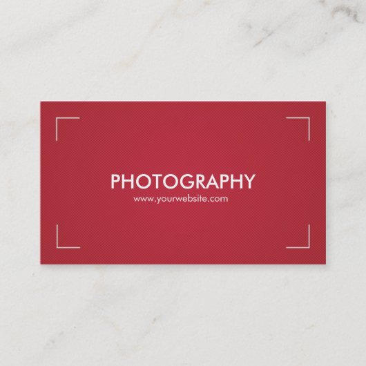 Cartes de visite de photographie en rouge et blanc (Devant)