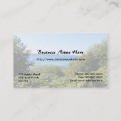 Cartes de visite de photographie paysagère. (Dos)