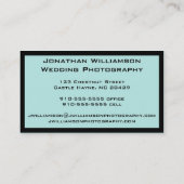 Cartes de visite de photographie retro Red Camera (Dos)