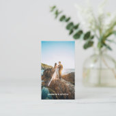 Cartes de visite de photographie verticale avec co (Debout devant)