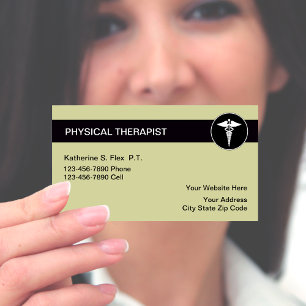 Cartes de visite de physiothérapeute