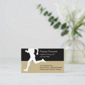 Cartes de visite de physiothérapeute (Debout devant)