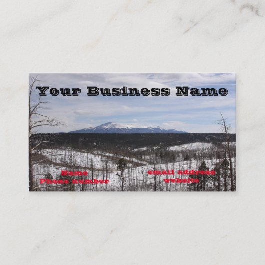 Cartes de visite de Pike's Peak (Devant)