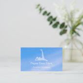 Cartes de visite de Pilates "de ciel bleu" (Debout devant)