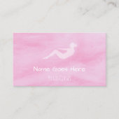 Cartes de visite de Pilates de "sucrerie" (Devant)