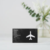 Cartes de visite de pilote d'avion ou de steward (Debout devant)