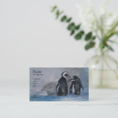 Cartes de visite de pingouin (Debout devant)