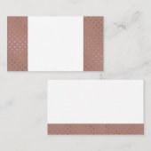 Cartes de visite de Pink Foil (Devant / Derrière)