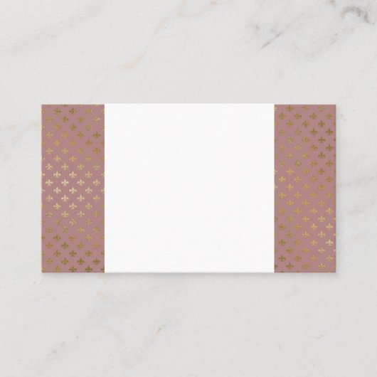 Cartes de visite de Pink Foil (Devant)