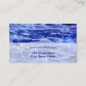 Cartes de visite de piscine (Dos)