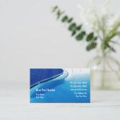 Cartes de visite de piscine (Debout devant)