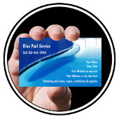 Cartes de visite de piscine