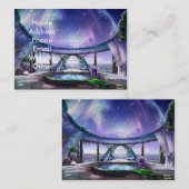 Cartes de visite de piscine d'imaginaire (Devant / Derrière)