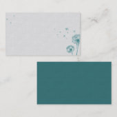 Cartes de visite de pissenlit (Devant / Derrière)