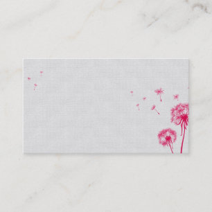 Cartes de visite de pissenlit