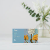 Cartes de visite de pissenlits (Debout devant)