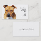 Cartes de visite de Pitbull (Devant / Derrière)