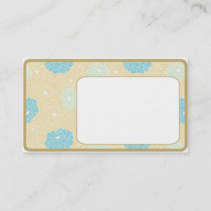 Cartes de visite de pivoine