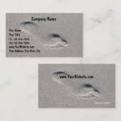 Cartes de visite de plage (Devant / Derrière)