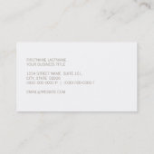 Cartes de visite de plage (Dos)