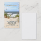 Cartes de visite de plage (Devant / Derrière)