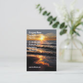 Cartes de visite de plage (Debout devant)