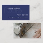 Cartes de visite de plancher (Devant / Derrière)