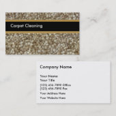 Cartes de visite de plancher (Devant / Derrière)