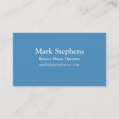 Cartes de visite de planificateur de partie (Dos)