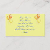 CARTES DE VISITE DE PLANIFICATEUR DE PARTIE (Dos)