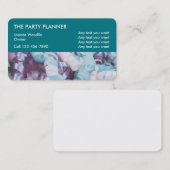 Cartes de visite de planificateur de partie (Devant / Derrière)