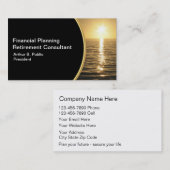 Cartes de visite de planificateur financier (Devant / Derrière)
