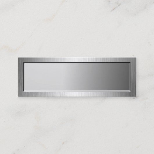 Cartes de visite de plaque signalétique de regard (Devant)