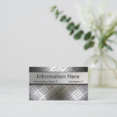 Cartes de visite de plat de diamant (Debout devant)