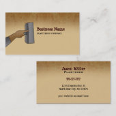 Cartes de visite de plâtre (Devant / Derrière)