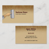 Cartes de visite de plâtrier (Devant / Derrière)