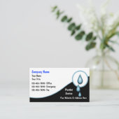 Cartes de visite de plomberie (Debout devant)