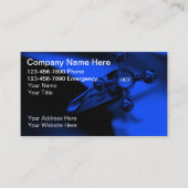 Cartes de visite de plomberie (Devant)